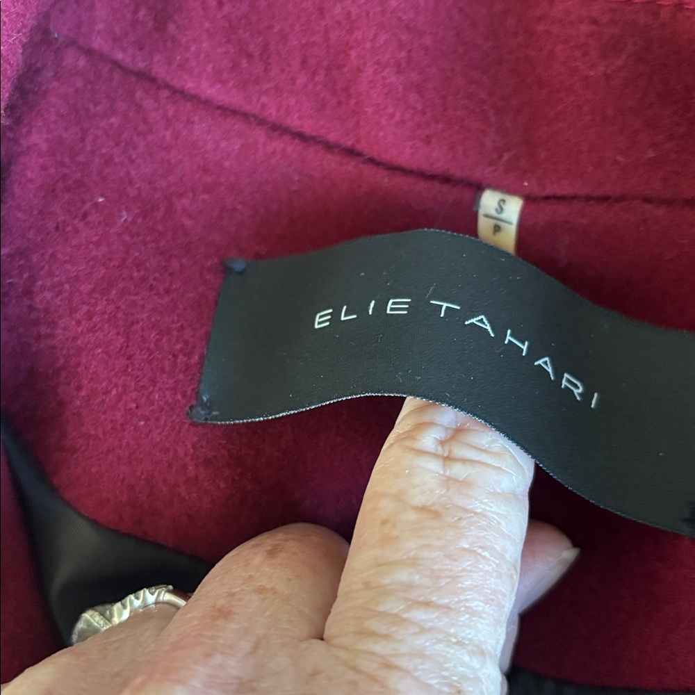 Tahari Wool Coat Size S P - Picture 4 of 14